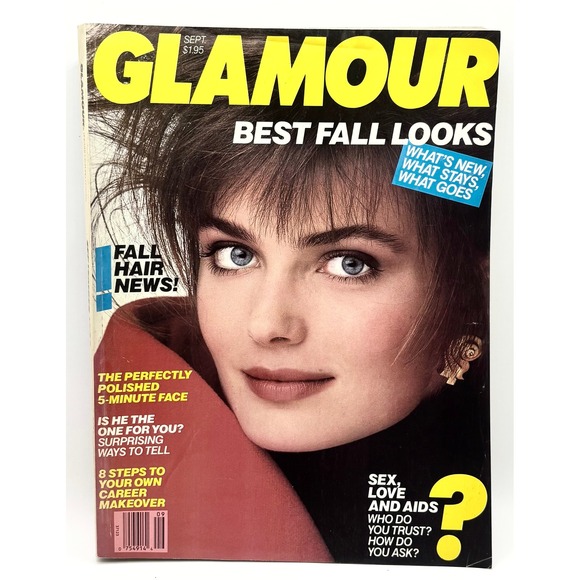 Glamour Other - Glamour Magazine September 1987 Paulina Porizkova Best Fall Looks Vintage